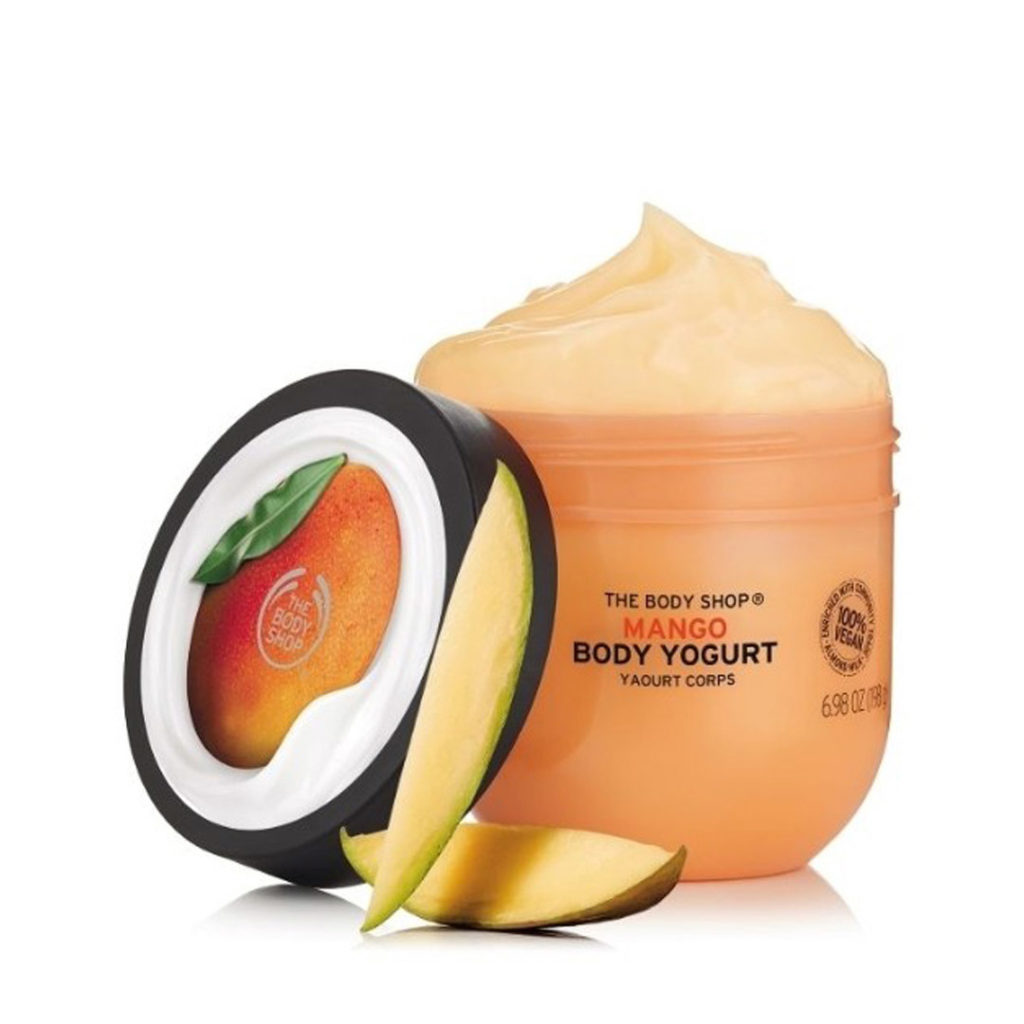 Body shop cream. 