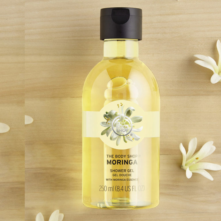 The Body Shop Moringa Shower Gel – 250ml – Ikran's Cosmetics